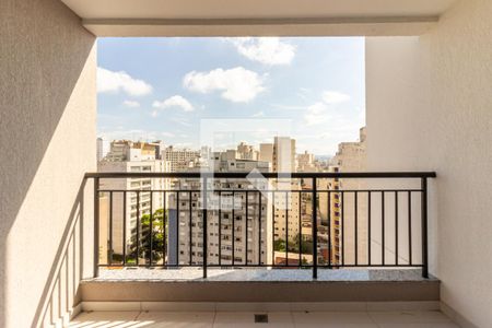 Varanda de kitnet/studio para alugar com 1 quarto, 33m² em Consolação, São Paulo