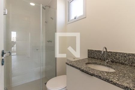 Banheiro de kitnet/studio para alugar com 1 quarto, 33m² em Consolação, São Paulo