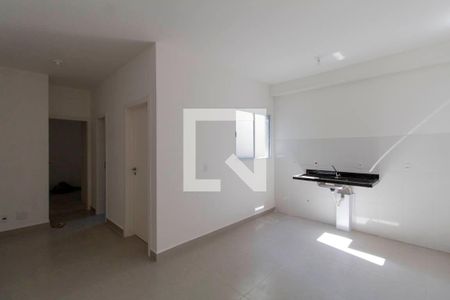 Sala e Cozinha Integrada de apartamento à venda com 1 quarto, 38m² em Vila Granada, São Paulo