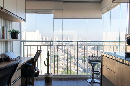 Varanda da Sala de apartamento à venda com 3 quartos, 67m² em Tatuapé, São Paulo