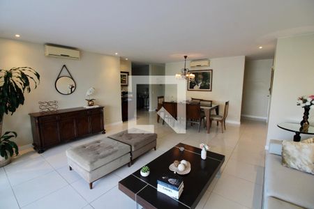 Sala de apartamento à venda com 5 quartos, 206m² em Barra da Tijuca, Rio de Janeiro