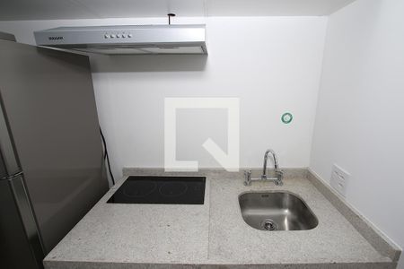 Studio - Quarto e Cozinha de kitnet/studio para alugar com 1 quarto, 26m² em Pinheiros, São Paulo