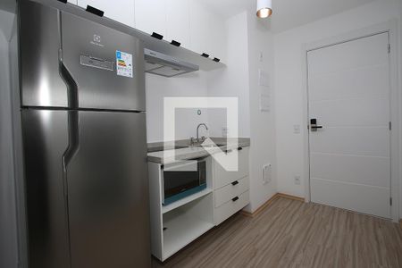 Studio - Quarto e Cozinha de kitnet/studio para alugar com 1 quarto, 26m² em Pinheiros, São Paulo