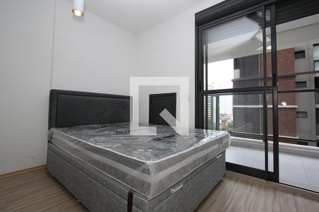 Studio - Quarto e Cozinha de kitnet/studio para alugar com 1 quarto, 26m² em Pinheiros, São Paulo