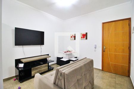 Sala/Cozinha de apartamento à venda com 2 quartos, 47m² em Vila Francisco Matarazzo, Santo André