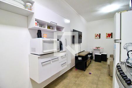 Sala/Cozinha de apartamento à venda com 2 quartos, 47m² em Vila Francisco Matarazzo, Santo André