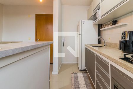 Cozinha de apartamento à venda com 2 quartos, 44m² em Jardim Dona Leopoldina, Porto Alegre