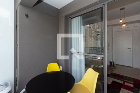 Studio para alugar com 27m², 1 quarto e sem vagaVaranda