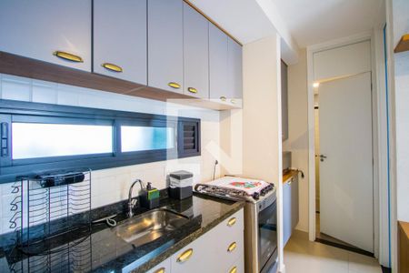 Sala/Cozinha de apartamento para alugar com 2 quartos, 48m² em Vila Valparaíso, Santo André