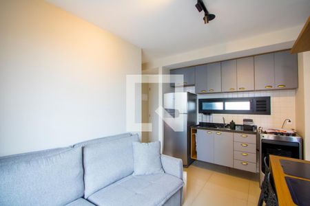 Sala/Cozinha de apartamento para alugar com 2 quartos, 48m² em Vila Valparaíso, Santo André