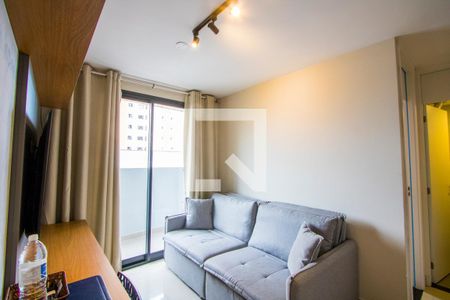 Sala/Cozinha de apartamento para alugar com 2 quartos, 48m² em Vila Valparaíso, Santo André