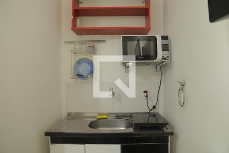 Cozinha do Studio de kitnet/studio para alugar com 1 quarto, 16m² em Planalto Paulista, São Paulo