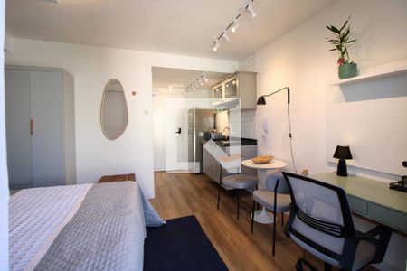 Studio para alugar com 24m², 1 quarto e sem vagaSuíte 