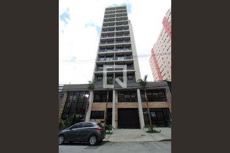 Studio para alugar com 24m², 1 quarto e sem vagaFachada do condomínio 