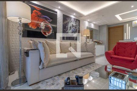 Sala  de apartamento à venda com 4 quartos, 118m² em Recreio dos Bandeirantes, Rio de Janeiro