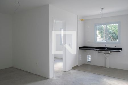Sala/Cozinha de apartamento à venda com 1 quarto, 35m² em Mandaqui, São Paulo