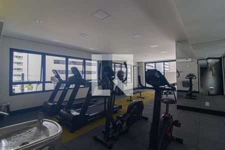 Studio para alugar com 32m², 1 quarto e sem vagaAcademia