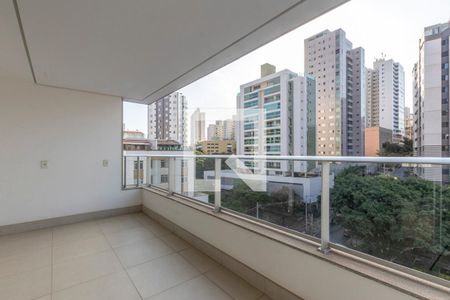 Varanda da Sala de apartamento à venda com 4 quartos, 128m² em Buritis, Belo Horizonte