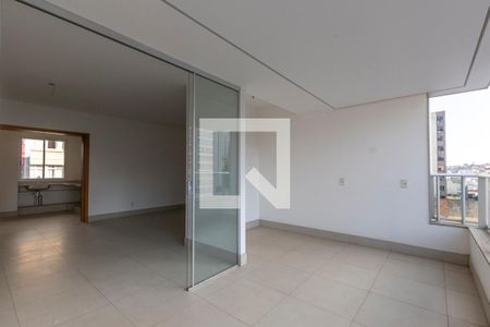 Varanda da Sala de apartamento à venda com 4 quartos, 128m² em Buritis, Belo Horizonte