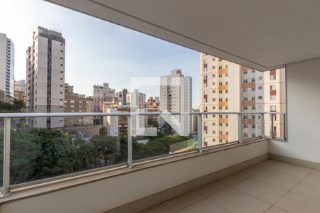 Varanda da Sala de apartamento à venda com 4 quartos, 128m² em Buritis, Belo Horizonte