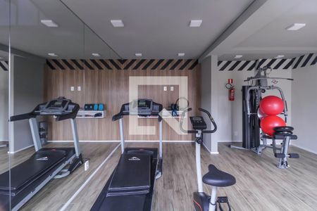 Apartamento para alugar com 32m², 1 quarto e sem vaga Apartamento para alugar com 32m², 1 quarto e sem vagaÁrea comum - Academia