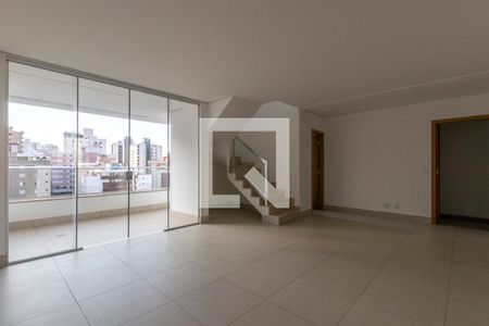 Sala de apartamento à venda com 4 quartos, 256m² em Buritis, Belo Horizonte