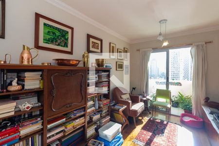 Sala de apartamento à venda com 1 quarto, 41m² em Indianópolis, São Paulo