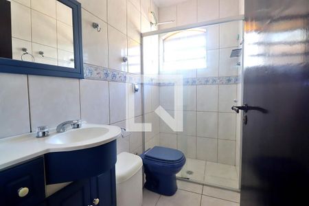 Banheiro do Quarto 1 - Suíte de casa para alugar com 3 quartos, 140m² em Vila Sao Pedro, Santo André