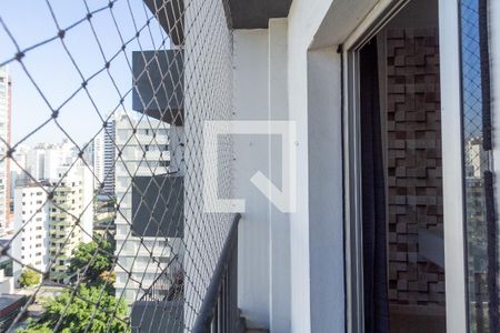 Varanda da Sala de apartamento para alugar com 1 quarto, 47m² em Moema, São Paulo