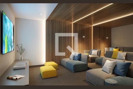 Sala de Cinema de apartamento para alugar com 1 quarto, 29m² em Vila Santa Catarina, São Paulo