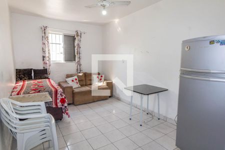 Sala de apartamento para alugar com 1 quarto, 60m² em Boqueirão, Praia Grande
