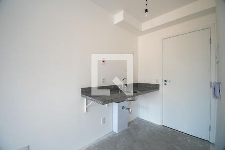 Cozinha de kitnet/studio à venda com 1 quarto, 23m² em Barra Funda, São Paulo