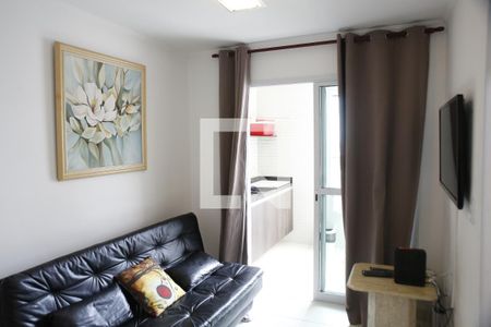 Sala de apartamento para alugar com 1 quarto, 51m² em Caiçara, Praia Grande