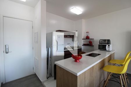 Cozinha  de kitnet/studio para alugar com 1 quarto, 51m² em Barra Funda, São Paulo