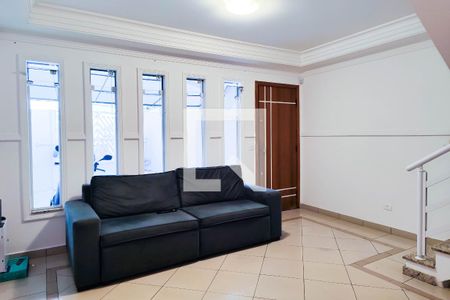Sala de casa para alugar com 3 quartos, 122m² em Campestre, Santo André