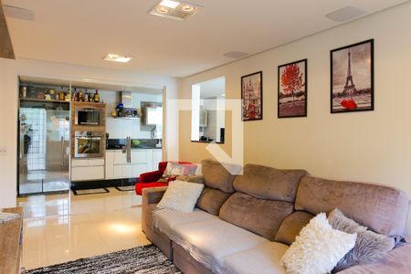 Sala de casa de condomínio para alugar com 4 quartos, 179m² em Vila Metalúrgica, Santo André