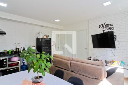 Sala de apartamento à venda com 1 quarto, 34m² em Vila Palmeiras, São Paulo