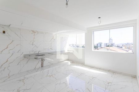 Sala/Cozinha de apartamento à venda com 2 quartos, 94m² em Heliópolis, Belo Horizonte