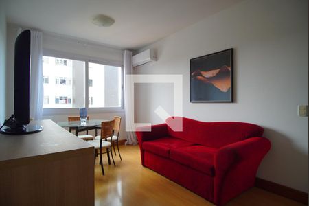 Sala  de apartamento para alugar com 1 quarto, 57m² em Boa Vista, Porto Alegre