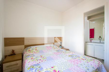 Quarto 1 - Suíte de apartamento à venda com 3 quartos, 73m² em Vila Helena, Santo André