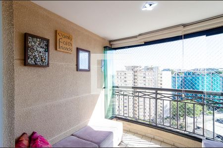Varanda de apartamento à venda com 3 quartos, 74m² em Vila Guarani (zona Sul), São Paulo
