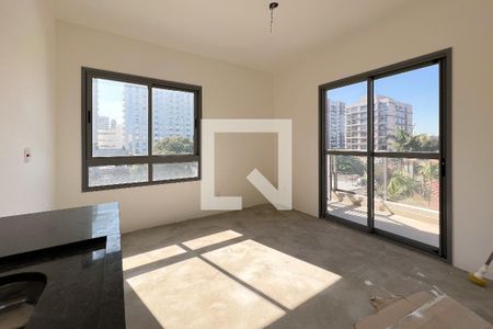 Sala de apartamento à venda com 1 quarto, 36m² em Indianópolis, São Paulo