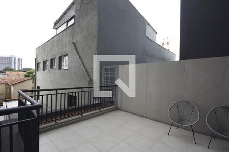 Studio à venda com 44m², 1 quarto e sem vagaVaranda