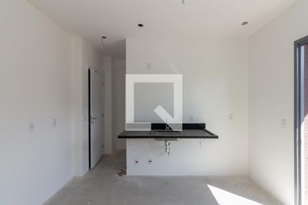 Cozinha de kitnet/studio à venda com 1 quarto, 25m² em Indianópolis, São Paulo