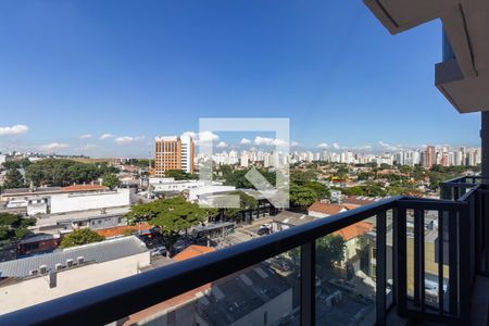 Varanda de kitnet/studio à venda com 1 quarto, 25m² em Indianópolis, São Paulo