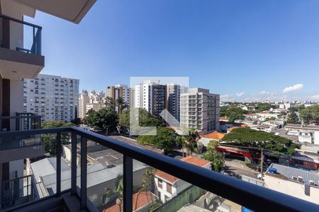 Varanda de kitnet/studio à venda com 1 quarto, 25m² em Indianópolis, São Paulo