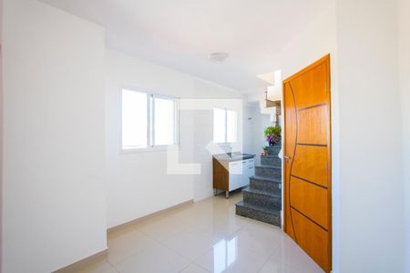 Sala de apartamento para alugar com 2 quartos, 88m² em Vila Tibiriçá, Santo André