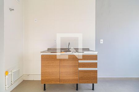Cozinha de apartamento para alugar com 1 quarto, 24m² em Vila Butantã, São Paulo