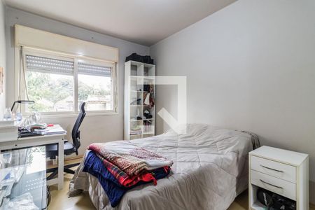 Dormitório de apartamento à venda com 3 quartos, 97m² em Farroupilha, Porto Alegre