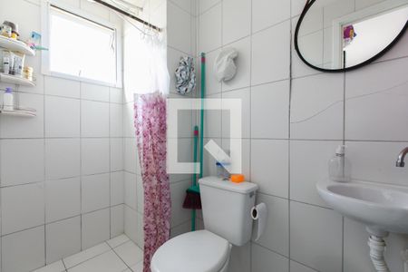 Banheiro  de kitnet/studio para alugar com 1 quarto, 24m² em Vila Campanela, São Paulo